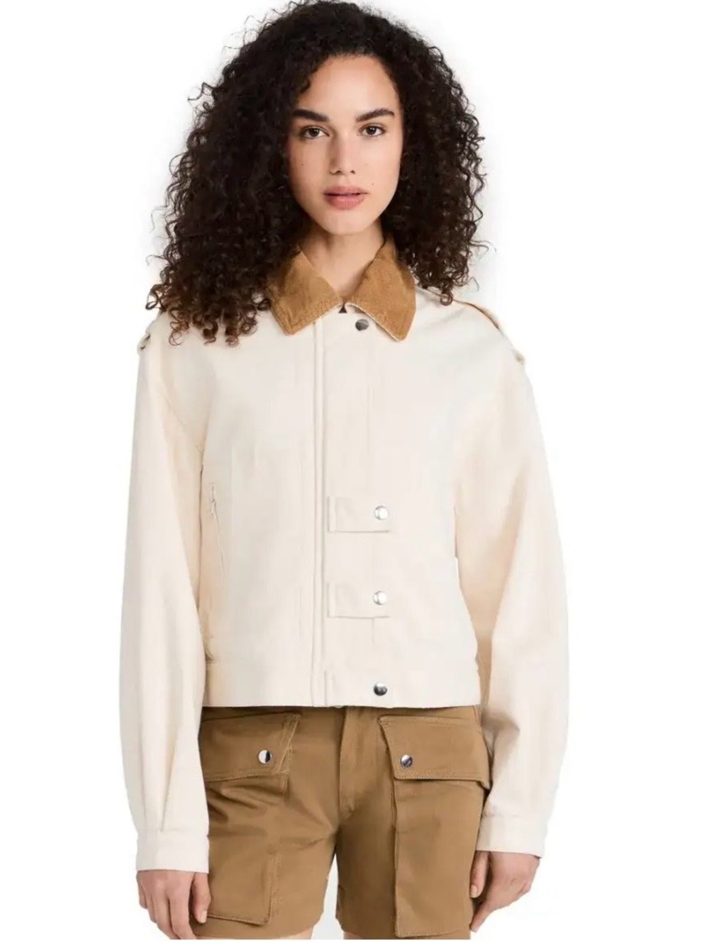 Isabel Marant Etoile Juli Barn Jacket in ecru - Size 36 / US 4